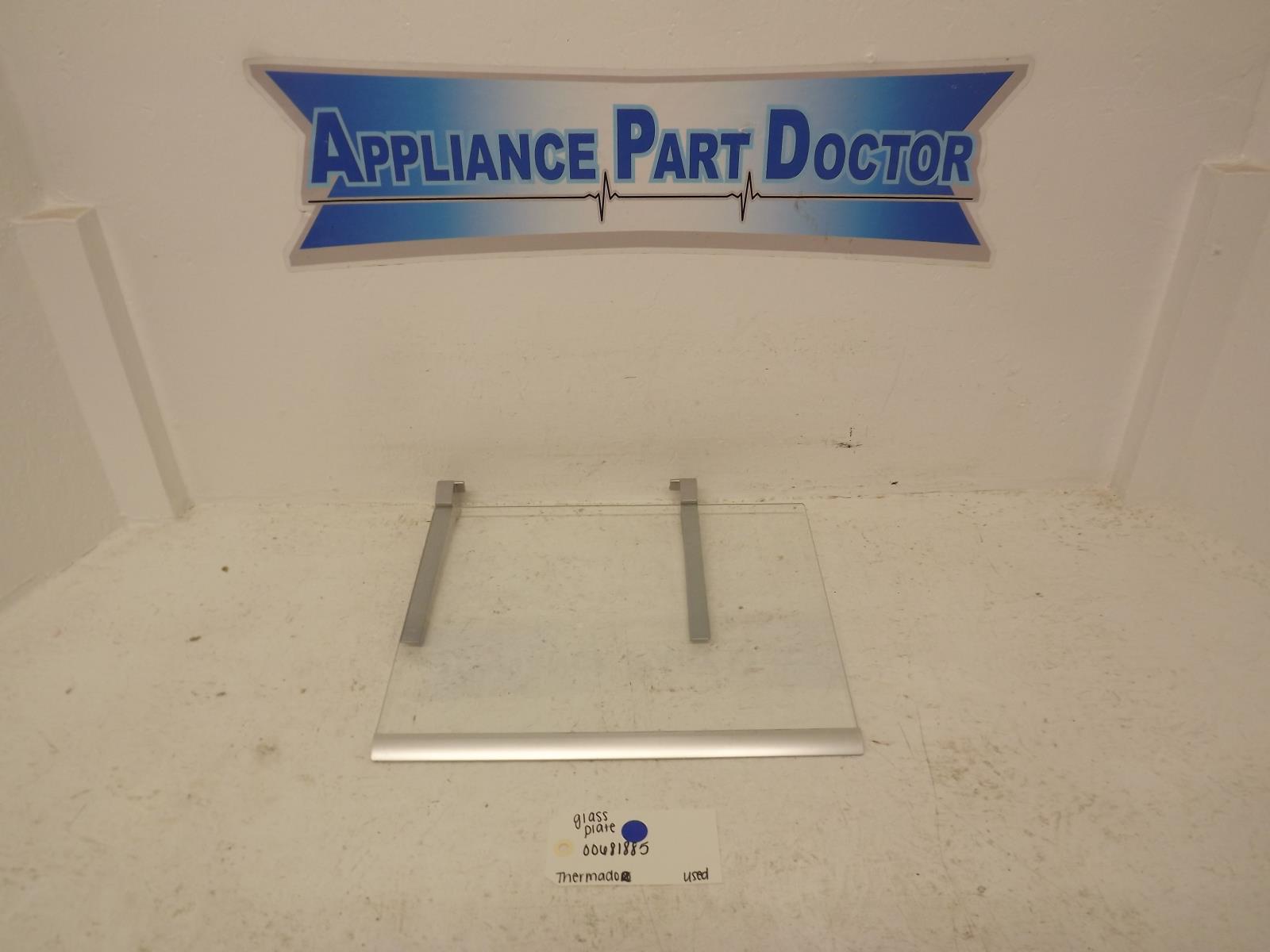 Thermador Refrigerator 00681885 Glass Plate Used Thermador Refrigerator 00681885 Glass Plate Used
